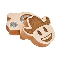 Emojis Magnetic Bottle Openers - Made with Handpicked, Premium Wood - Perfect Gag Gift for any Ocassion (Smiling Cowboy)