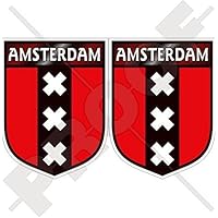 AMSTERDAM Shield Netherlands Holland Dutch, Nederland 75mm (3