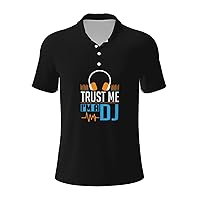 Trust Me I'm The Dj Men’s Polo Shirts Casual Tshirt for Men