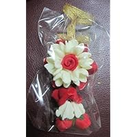 Flower Carving Soap Thai Handmade Product Approx. 12 Cm. Long