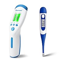 [Value Bundle] Berrcom Non Contact Infrared Thermometer JXB182 & Berrcom Digital Thermometer for Adults and Kids DT008