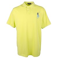 Men's Classic Fit Mesh Big Pony Short Sleeve Polo Shirt XX-Large