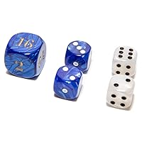 Bello Games Deluxe Marbleized Dice Sets 5/8