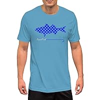 Striped Bass Graphic Tees for Men | Premium Short Sleeve Fish Graphic T-Shirt