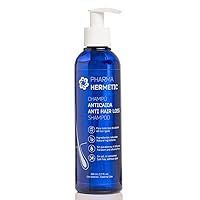 Pharma Hermetic Anti Hair Loss Shampoo - Shampoo for Hair Loss for Men and Women - Sulfate Free Hair Growth Shampoo Stimulates Hair Growth and Prevents Breakage - 200ml