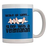 Wake up happy sleep with a Veterinarian Mug 11 ounces ceramic