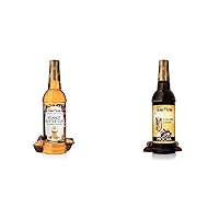 Jordan's Skinny Syrups Sugar Free Coffee Syrups Bundle - Peanut Butter Cup and Mocha Flavors (2 packs)