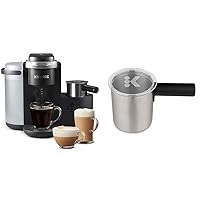 Keurig K-Cafe Single Serve K-Cup Coffee, Latte and Cappuccino Maker, Dark Charcoal & Works Non-Dairy Milk, Hot and Cold Frothing, Compatible K-Café Coffee Makers Only,34 ounce, Charcoal Frother