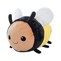 Fuzzy Bumblebee Plush Bee Toy Bee Soft Toy Stuffed Animal Toy Stuffed Plush Pillows Bee Gifts for Women Boys Girls Birthday or Party 30cm Doll