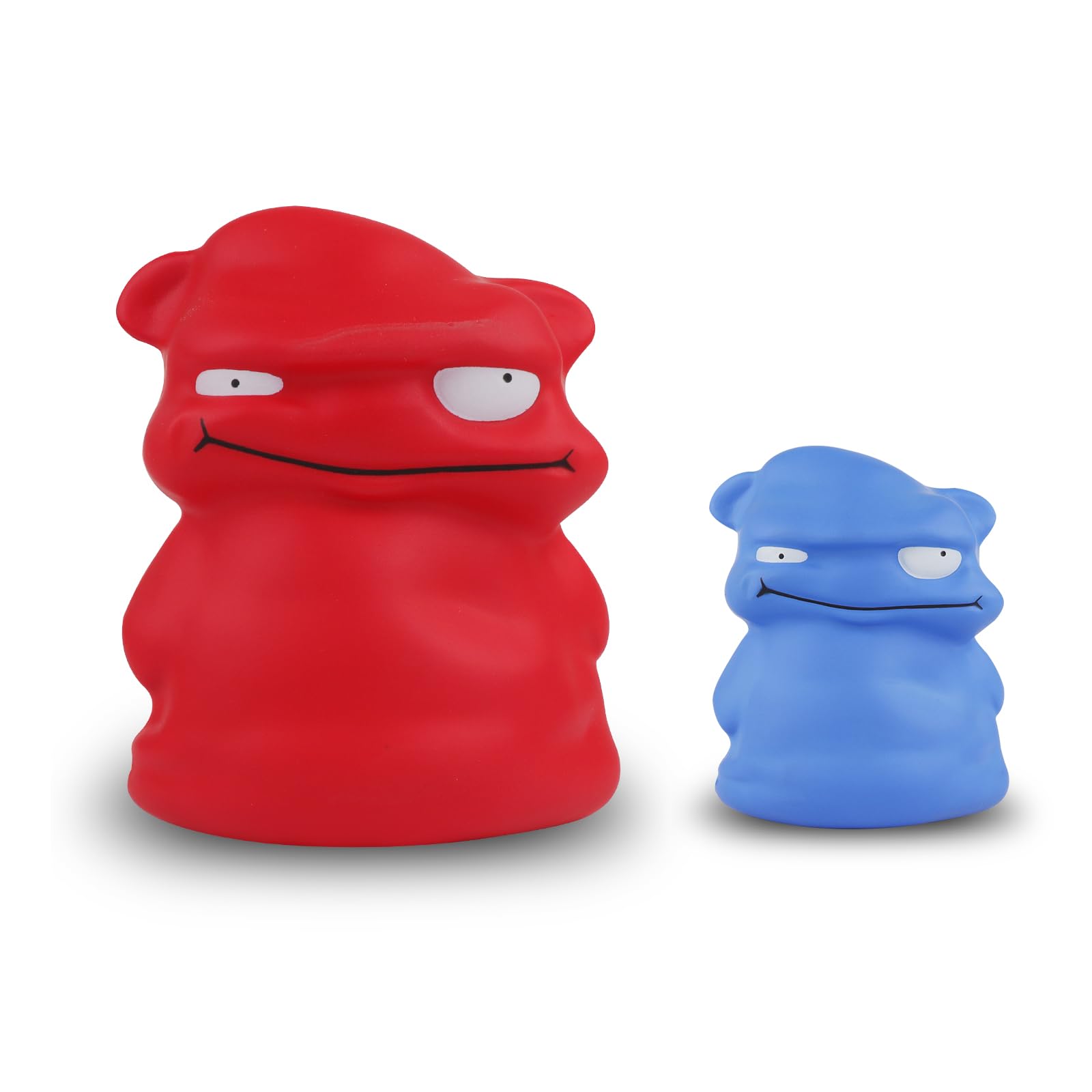 Anboor 2pcs Jumbo Squishies Monsters Soft Slow Rising Scented Squishys (Red& Blue)