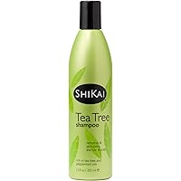 ShiKai Tea Tree Shampoo (12 Fl Oz) Wake Up with Peppermint & Tea Tree | Refresh & Stimulate Your Scalp | Soap Free Alternative | Moisture for Daily Use