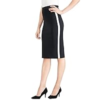 Alfani Womens Side Stripe Midi Skirt