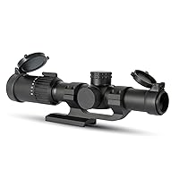 Monstrum Banshee ED 1-10x24 LPVO Rifle Scope with Offset Scope Mount