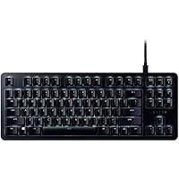 Razer BlackWidow Lite TKL Tenkeyless Mechanical Keyboard : Orange Key Switches - Tactile & Silent - White Individual Key Lighting - Compact Design - Detachable Cable - Classic Black