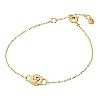 Michael Kors MKC1571AN710 Women's Gold Bracelet, Sterling Silver, No gemstone