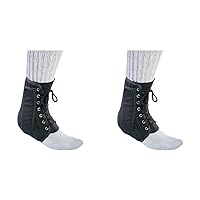 ProCare Lace-Up Ankle Support Brace, X-Small (Pack of 2)