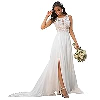 Wedding Dresses lace up Sleeveless Tulle Backless Bride Ball Gown Evening White Dress