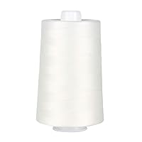 Superior Threads Omni 40-Weight Polyester Sewing Quilting Thread Cone 6000 Yard (Natural White)