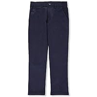 French Toast Boys' Straight Fit Twill Pants - Navy, 20