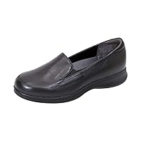Olivia Women Wide Width Leather Comfort Loafers