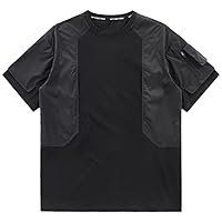 Designer T Shirt Patchwork Cargo T-Shirts Men Techwear Streetwear Tee Shirts Harajuku Hip Hop Tshirt Ninja Top