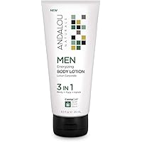 Andalou Naturals CannaCell MEN Energizing Body Lotion, 8.5 Ounce