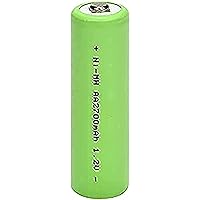 1 2V Aa 2700Mah Rechargeable Battery for Led Light Toy Tv ES Flashlights Power Bank Electronic Devices 2Pc