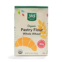 365 by Whole Foods Market, Flour 100 Percent Whole Wheat Pastry Organic, 32 Ounce