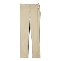 French Toast Girls' Adaptive Straight Pants with Hook and Loop Closure and Pull-Apart Leg Openings