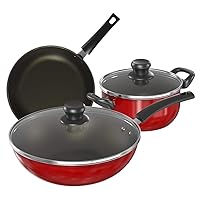 3pcs/set Stainless Steel Pot Soup Pot Nonmagnetic Cooking Multi Purpose Cookware Non Stick Pan Induction Cooker