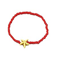 Bohemian Seed Beads Bracelets for Women Girls Friendship Bracelet Jewelry Colorful Starfish Charm Bracelet Handmade