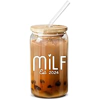 Mothers Day Gifts For Mom, New Mom – 2024 Pregnancy Gifts For First Time Mom, Pregnant Mom, Expecting Mom, Mom To Be, Mama, Mommy To Be - 16 Oz Coffee Glass