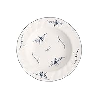 Villeroy & Boch Vieux Luxembourg Rim Soup, 9 in, White/Blue