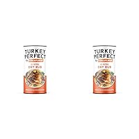 Fire & Flavor Turkey Perfect Natural Dry Rub - Turkey and Chicken Seasoning - Herbs, Spices & Seasonings - Seasonings for Cooking - 8oz. (Pack of 2)
