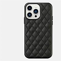 Leather Case for iPhone 13 Pro Max 13Pro 13 Mini Fashion Magnetic Stitching Luxury Back Cover,Black,for iPhone 13