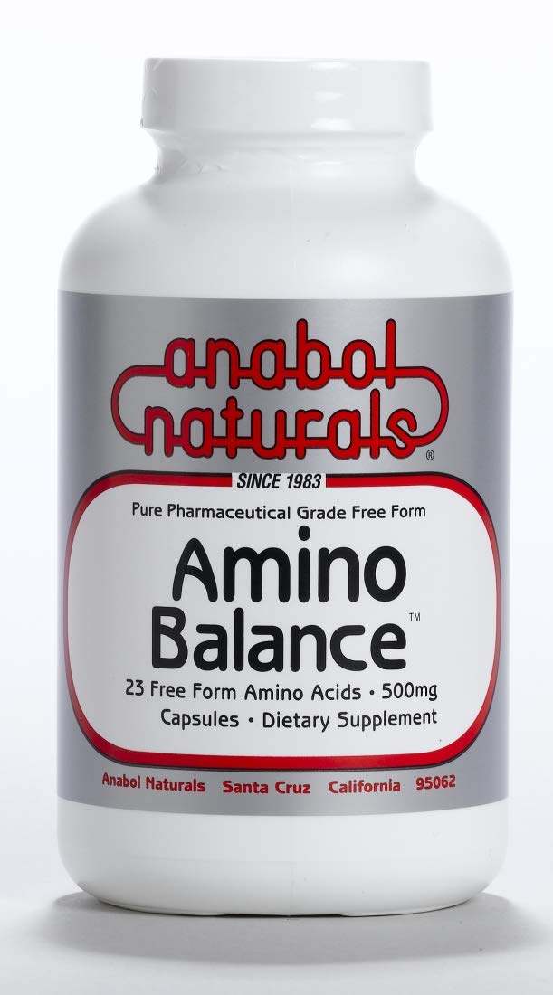 Amino Balance 240 caps, Amino Energy Supplement, Complete 23 Freeform Amino Blend Formula with BCAA’s, 9 Essential Amino Acids EAA’s for Sports Nutrition, Post Workout Muscle Recovery
