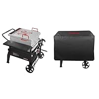 CreoleFeast Crawfish Boiler Bundle with Grill Cover