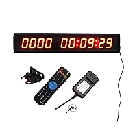 Large Countdown Days Timer, 9999 Days Count Down Days Timer with Ultrbright Characters -Ideal for Retirement Wedding Vacation Christmas New Baby Classroom Lab, Wall Mount with Remote Control