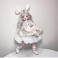BJD Doll 1/6 SD Dolls 11.8 Inch Ball Jointed Doll DIY Toys with Clothes Outfit Shoes Wig Hair Makeup,Best Gift for Girls Kids Children (39#)