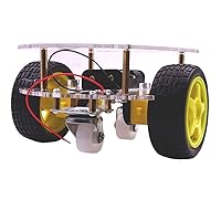 Smart car Chassis 2wd / Robot tracing Strong Magnetic Motor car rt-4 / Avoidance car with Code Disk