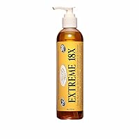 EXTREME - 18X Soap Berry Liquid Laundry Soap - All Natural Detergent And Cleaner - Highly-Concentrated, Sulfate-Free, Allergy-free, Unscented.