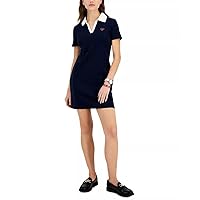 Tommy Hilfiger Women's Solid Collared Short Sleeve Polo