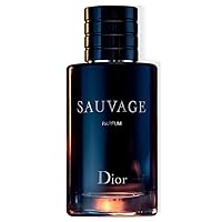 Sauvage Parfum Spray for Men 2.0 Ounces, clear