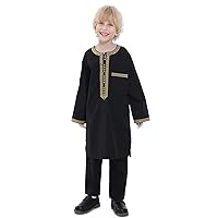 Middle East Lebanon Boy Men Costume Traditional Ethnic Clothing Lebanese Kid Teen Show Play Party Performance wear Clothes