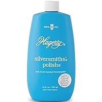W. J. Hagerty Hagerty 10120 Silversmiths' Silver Polish, 12 Ounces, 12 Fl Oz (Pack of 1), Blue
