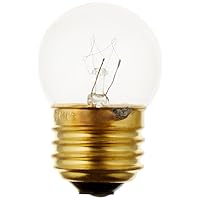 Westinghouse Lighting 0456400, 7-1/2 Watt, 130 Volt Clear Incandescent S11 Light Bulb, 2500 Hour 52 Lumen