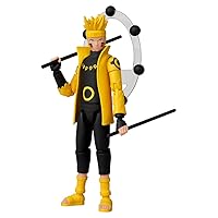 Bandai Anime Heroes Action Figure Uzumaki Naruto Sage of Six Paths Mode | 17cm Naruto Figure with Extra Hands and Accessories | Naruto Shippuden Anime Figure Action Figures for Boys and Girls