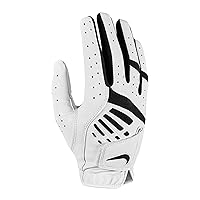 NIKE Unisex's Golf Glove Mens White DURA Feel R/H, M-L