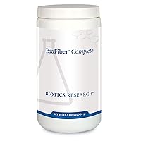 Biotics Research BioFiber Complete - 10 Whole Food Fibers (Organic & Non-GMO), 5g of Fiber Per Serving, Easy-to-Mix Powder, Prebiotic Gut Support