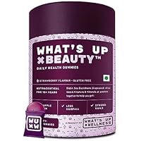 Biotin Beauty Skin & Hair Gummies,for Hair Growth, Bright Skin & Strong Nails, Vitamin A to E, Folic Acid, Zinc, Aloe Vera etc, for Men & Women, 30 Days Pack (30 Gummies)